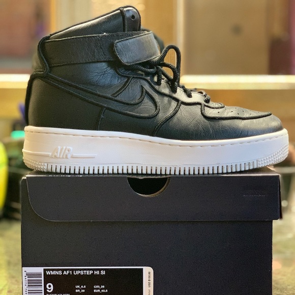 Nike Air Force 1 High Top Black , Women\u2019s 9